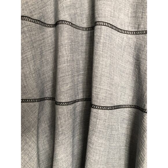 Calvin Klein A-Line Midi Dress Women's Size 8 Short Flutter Sleeve Blue NEW - Picture 3 of 9